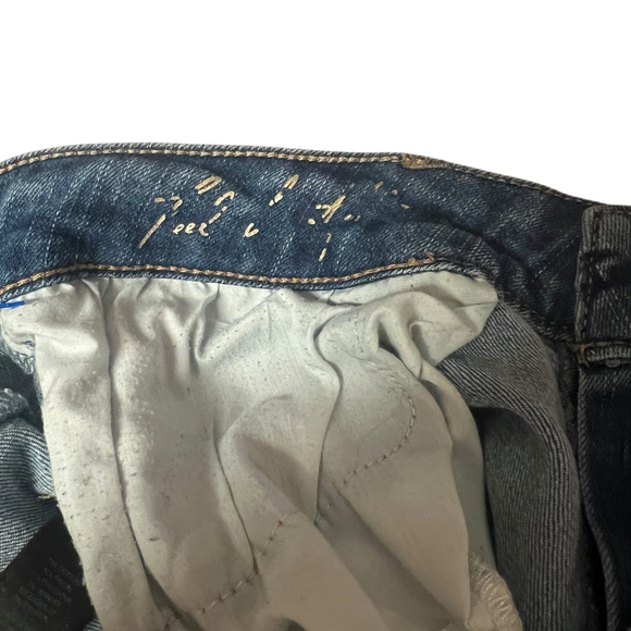 White House Black Market Skinny Jeans Women’s 12R Blue Distressed Denim Pants - Picture 13 of 14